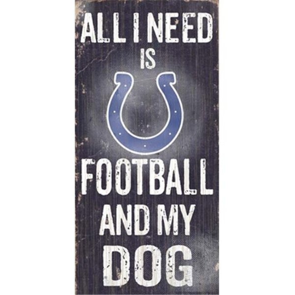 Fan Creations Fan Creations N0640 Indianapolis Colts Football And My Dog Sign N0640-IND